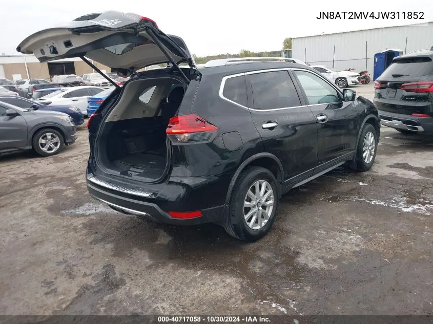 JN8AT2MV4JW311852 2018 Nissan Rogue Sv