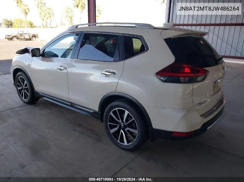 2018 Nissan Rogue Sl VIN: JN8AT2MT8JW486264 Lot: 40718993