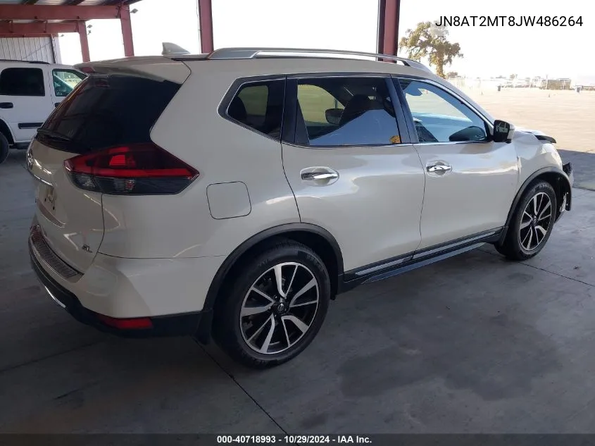 2018 Nissan Rogue Sl VIN: JN8AT2MT8JW486264 Lot: 40718993