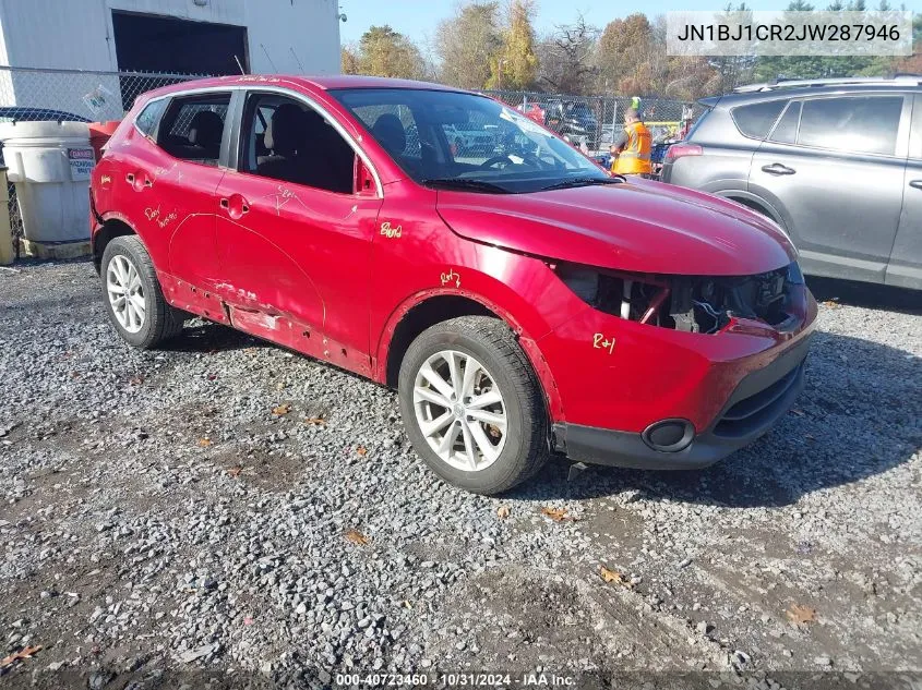 JN1BJ1CR2JW287946 2018 Nissan Rogue Sport S