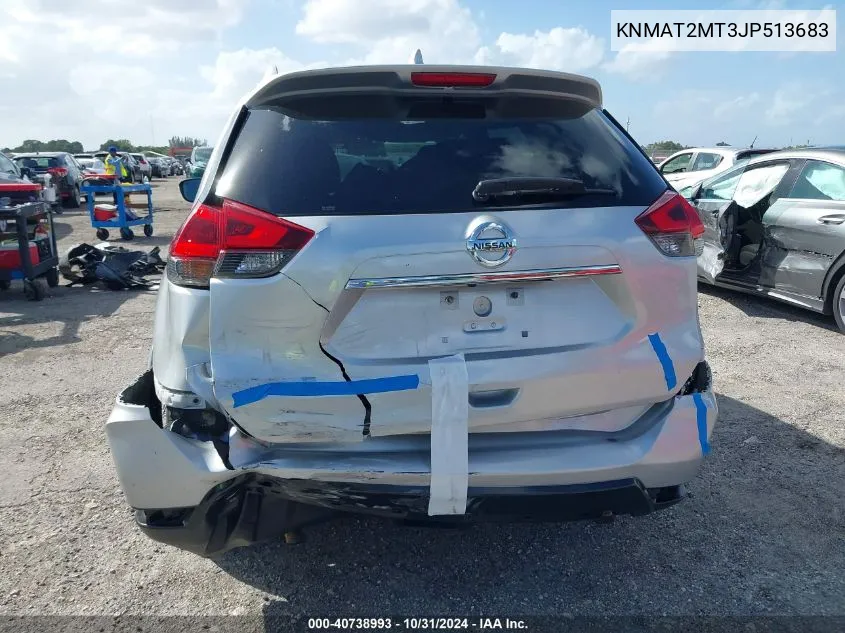 2018 Nissan Rogue Sv VIN: KNMAT2MT3JP513683 Lot: 40738993