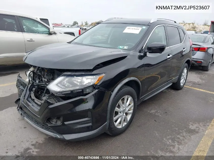 2018 Nissan Rogue Sv VIN: KNMAT2MV2JP523607 Lot: 40743666