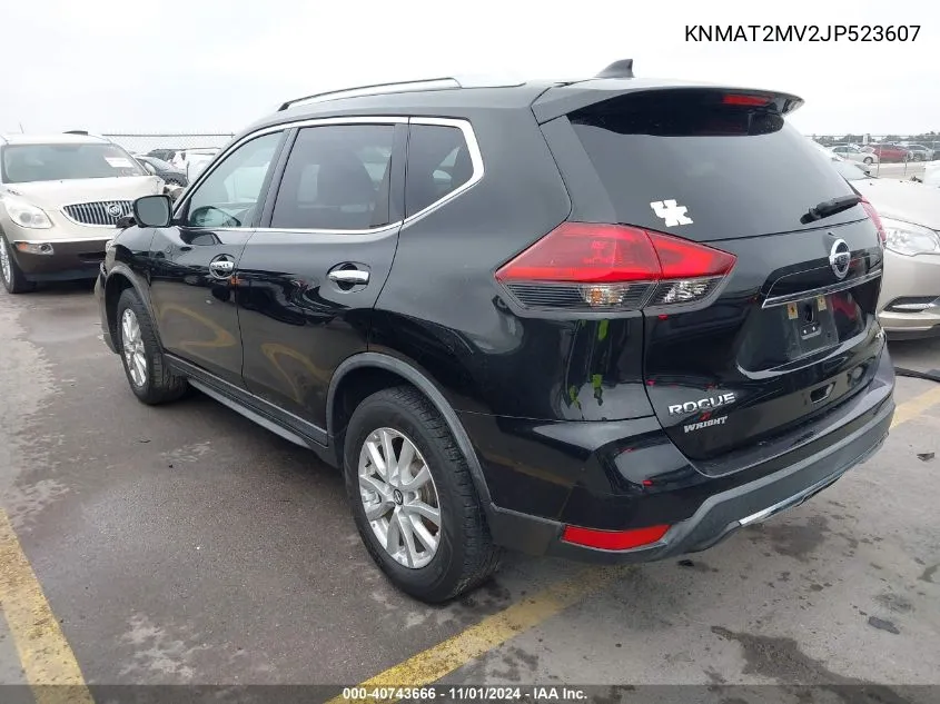 2018 Nissan Rogue Sv VIN: KNMAT2MV2JP523607 Lot: 40743666