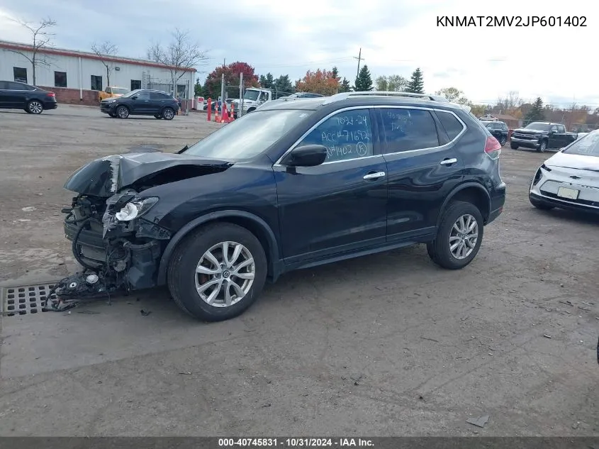 2018 Nissan Rogue Sv VIN: KNMAT2MV2JP601402 Lot: 40745831