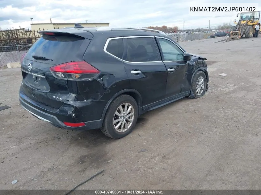 2018 Nissan Rogue Sv VIN: KNMAT2MV2JP601402 Lot: 40745831