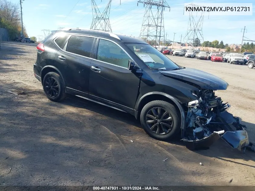 2018 Nissan Rogue Sv VIN: KNMAT2MVXJP612731 Lot: 40747931