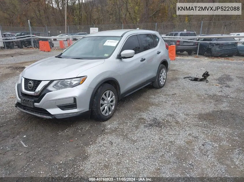 2018 Nissan Rogue S VIN: KNMAT2MVXJP522088 Lot: 40760923