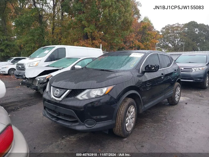 2018 Nissan Rogue Sport S VIN: JN1BJ1CP5JW155083 Lot: 40763918