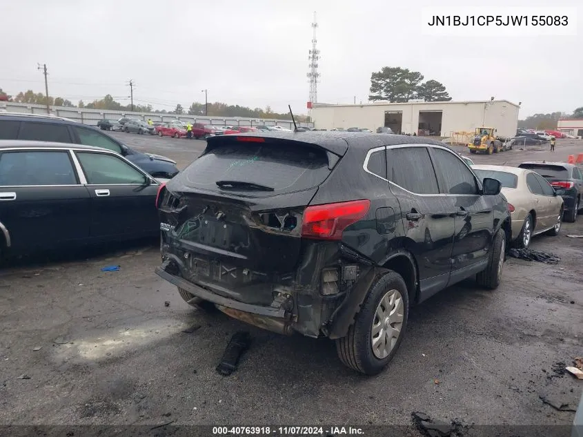 2018 Nissan Rogue Sport S VIN: JN1BJ1CP5JW155083 Lot: 40763918