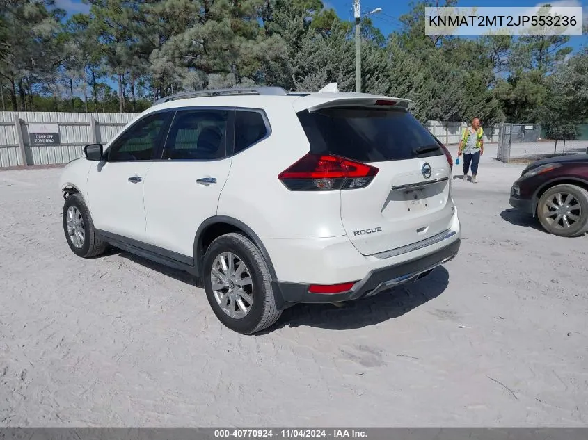 2018 Nissan Rogue Sv VIN: KNMAT2MT2JP553236 Lot: 40770924