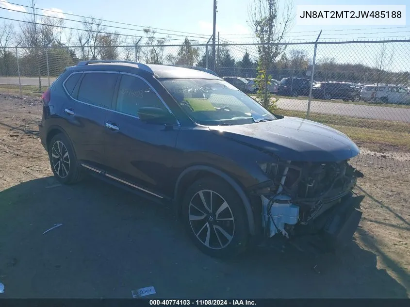 2018 Nissan Rogue Sl VIN: JN8AT2MT2JW485188 Lot: 40774103