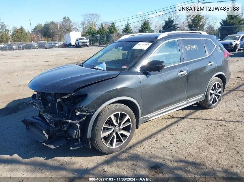 2018 Nissan Rogue Sl VIN: JN8AT2MT2JW485188 Lot: 40774103