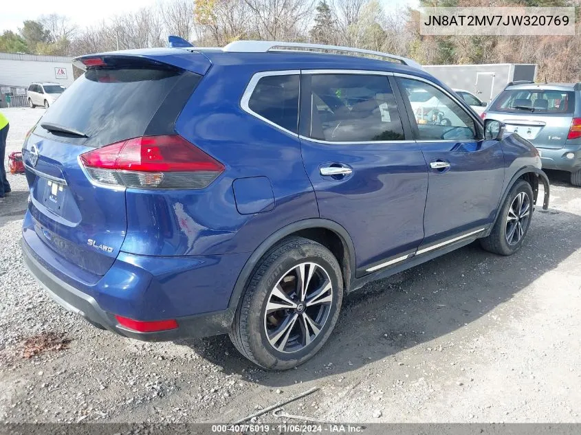 2018 Nissan Rogue Sl VIN: JN8AT2MV7JW320769 Lot: 40776019