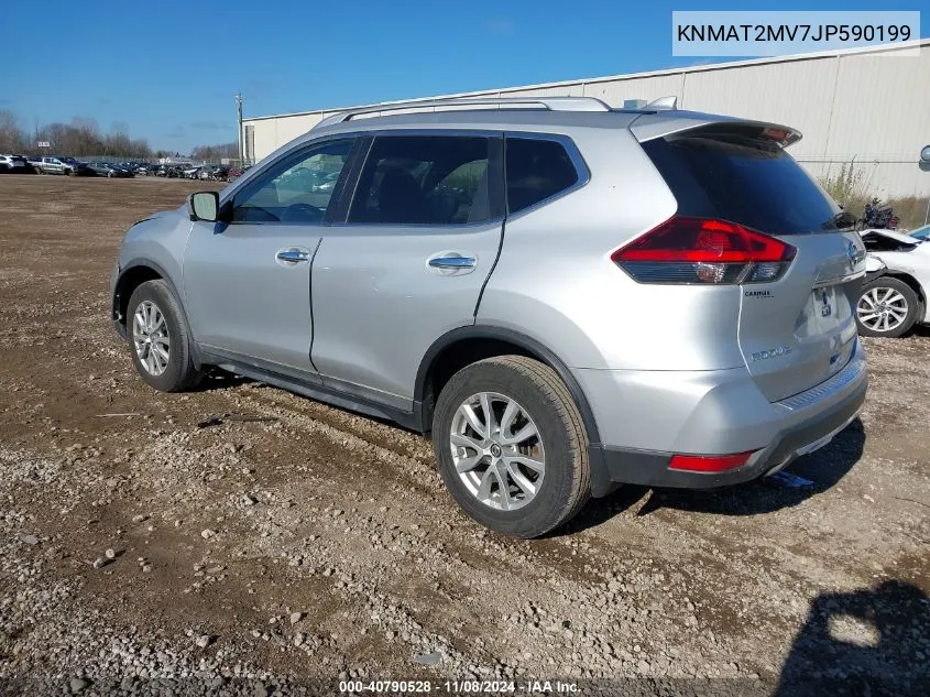 2018 Nissan Rogue Sv VIN: KNMAT2MV7JP590199 Lot: 40790528