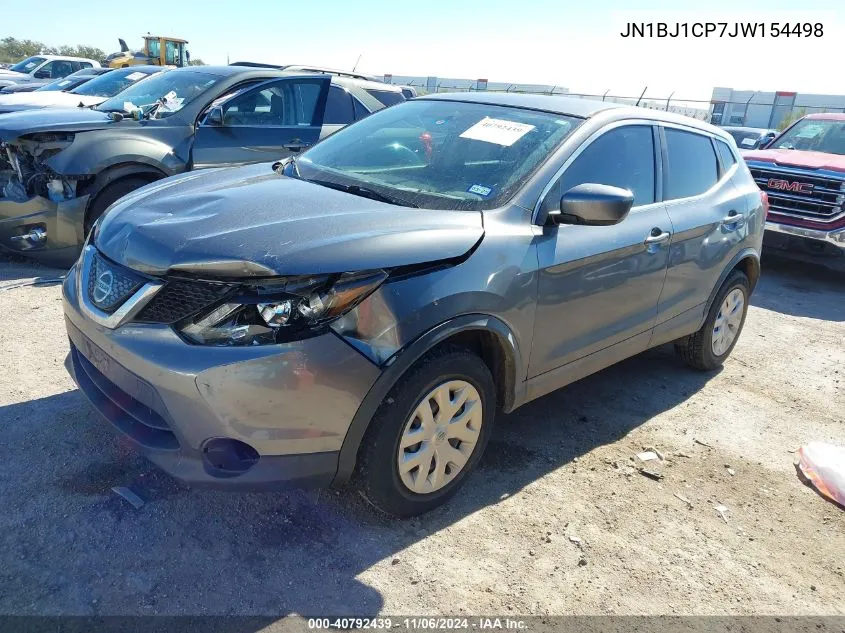 2018 Nissan Rogue Sport S VIN: JN1BJ1CP7JW154498 Lot: 40792439