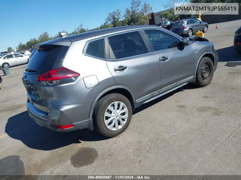 2018 Nissan Rogue S VIN: KNMAT2MT9JP555419 Lot: 40800987