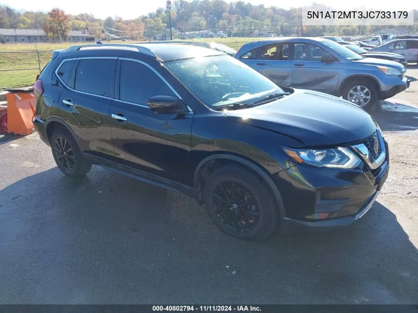 2018 Nissan Rogue Sv VIN: 5N1AT2MT3JC733179 Lot: 40802794