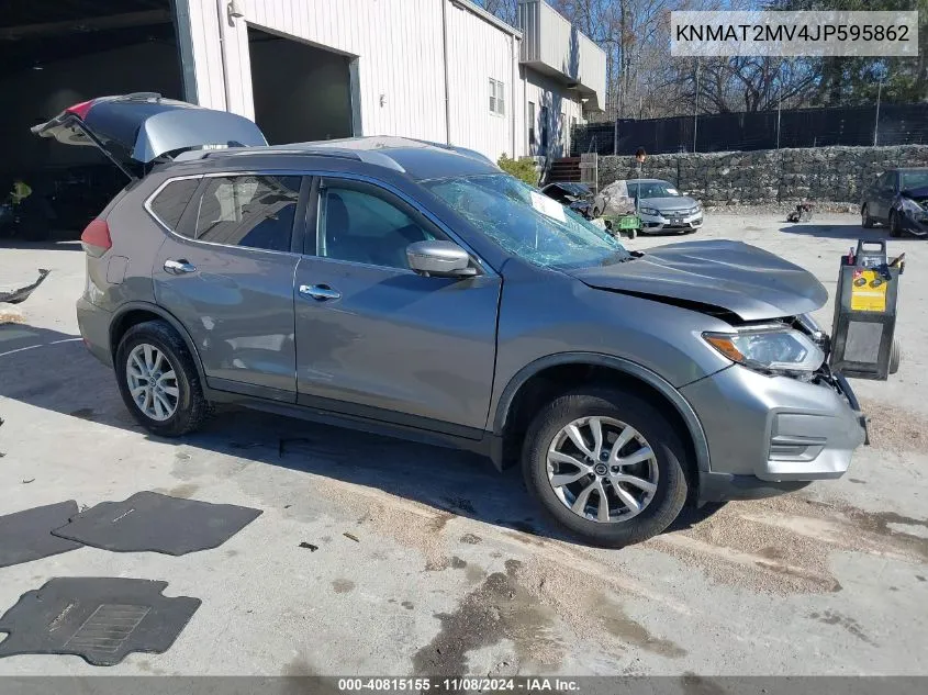 2018 Nissan Rogue Sv VIN: KNMAT2MV4JP595862 Lot: 40815155