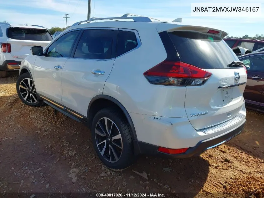 2018 Nissan Rogue Sl VIN: JN8AT2MVXJW346167 Lot: 40817026