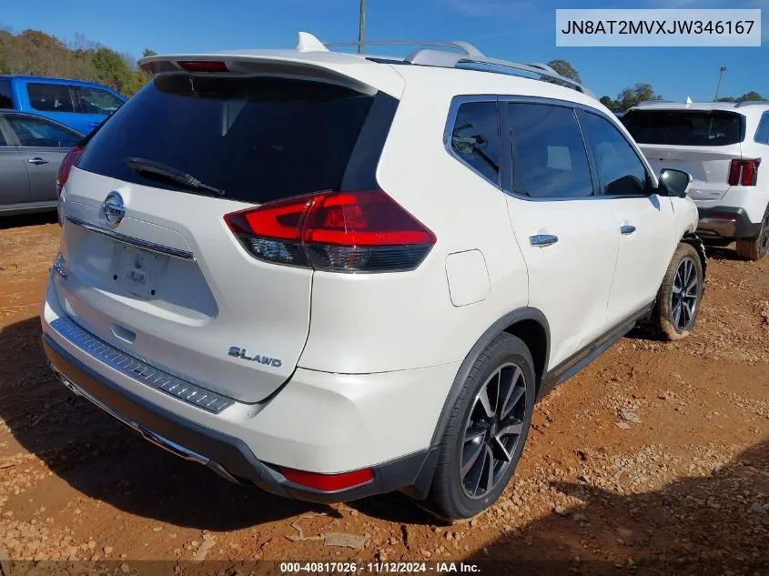 2018 Nissan Rogue Sl VIN: JN8AT2MVXJW346167 Lot: 40817026