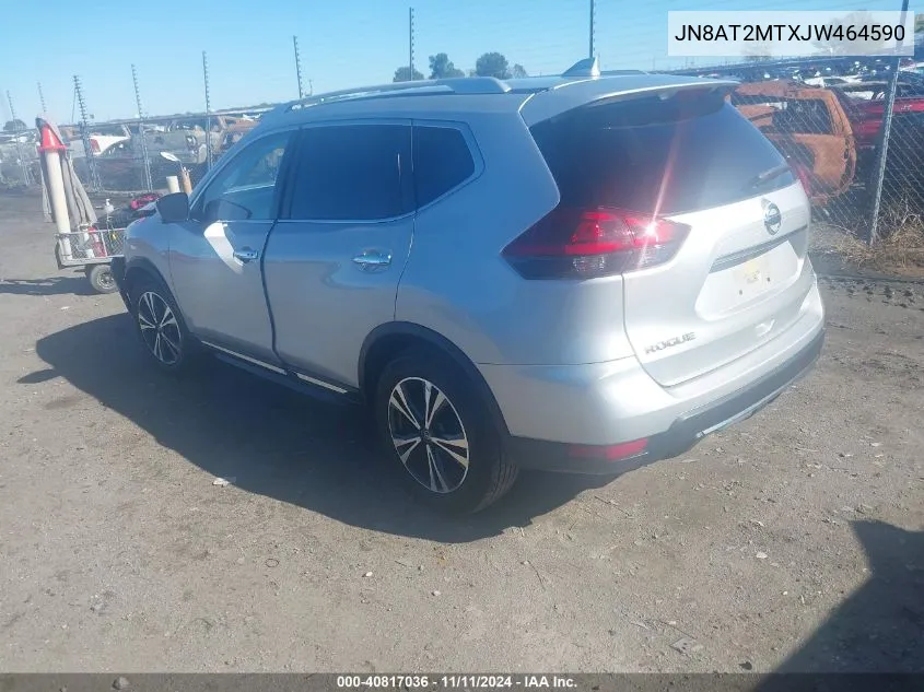 2018 Nissan Rogue S/Sl/Sv VIN: JN8AT2MTXJW464590 Lot: 40817036