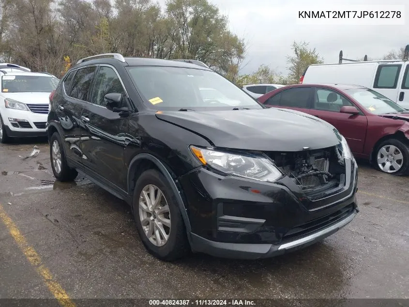 2018 Nissan Rogue Sv VIN: KNMAT2MT7JP612278 Lot: 40824387