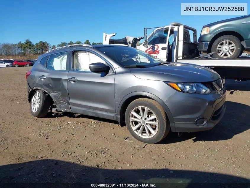 2018 Nissan Rogue Sport Sv VIN: JN1BJ1CR3JW252588 Lot: 40832391