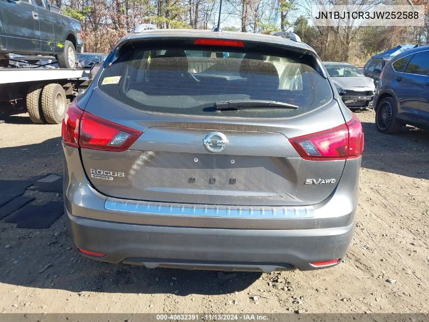 2018 Nissan Rogue Sport Sv VIN: JN1BJ1CR3JW252588 Lot: 40832391