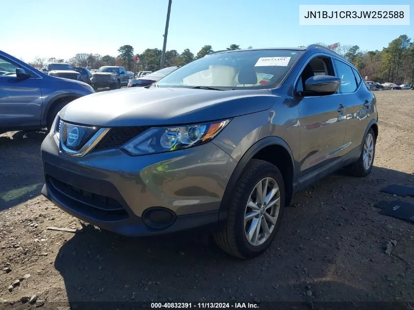 2018 Nissan Rogue Sport Sv VIN: JN1BJ1CR3JW252588 Lot: 40832391