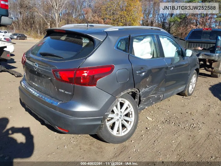 2018 Nissan Rogue Sport Sv VIN: JN1BJ1CR3JW252588 Lot: 40832391