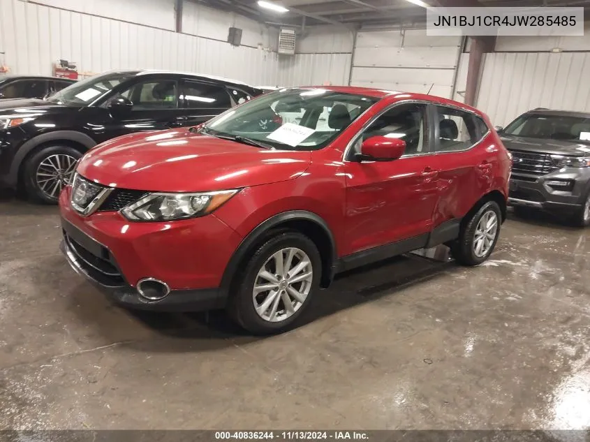 JN1BJ1CR4JW285485 2018 Nissan Rogue Sport S