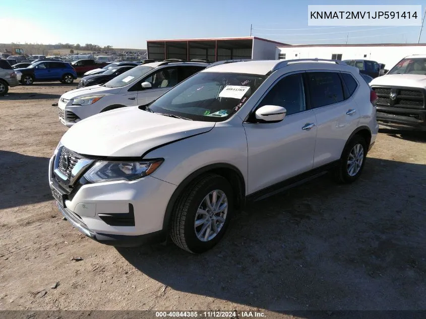 2018 Nissan Rogue Sv VIN: KNMAT2MV1JP591414 Lot: 40844385