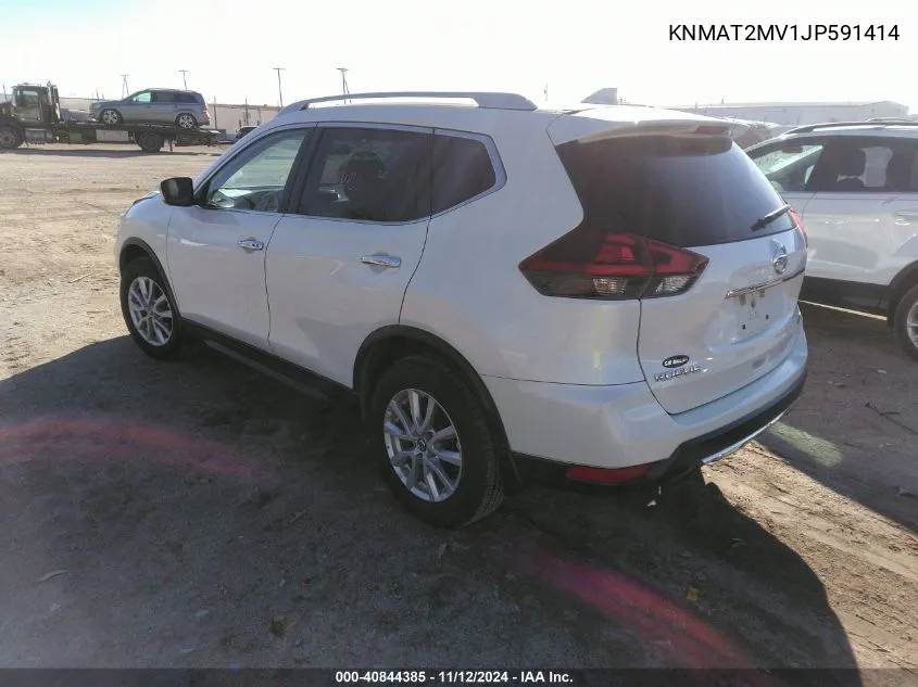 2018 Nissan Rogue Sv VIN: KNMAT2MV1JP591414 Lot: 40844385