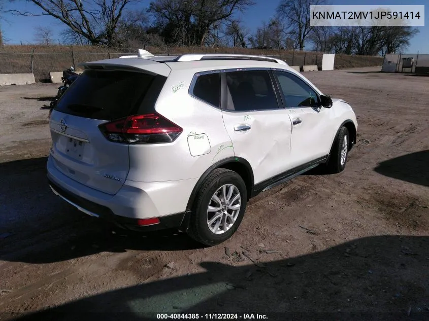 2018 Nissan Rogue Sv VIN: KNMAT2MV1JP591414 Lot: 40844385