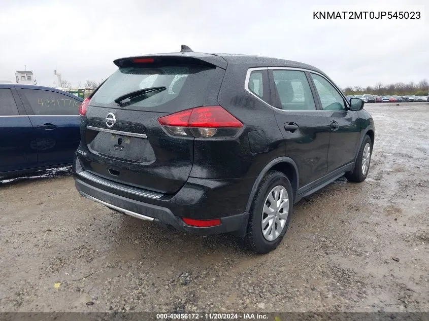 2018 Nissan Rogue S VIN: KNMAT2MT0JP545023 Lot: 40856172