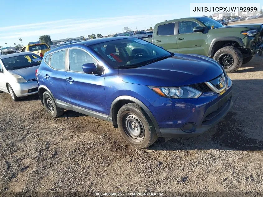 2018 Nissan Rogue Sport S VIN: JN1BJ1CPXJW192999 Lot: 40868625