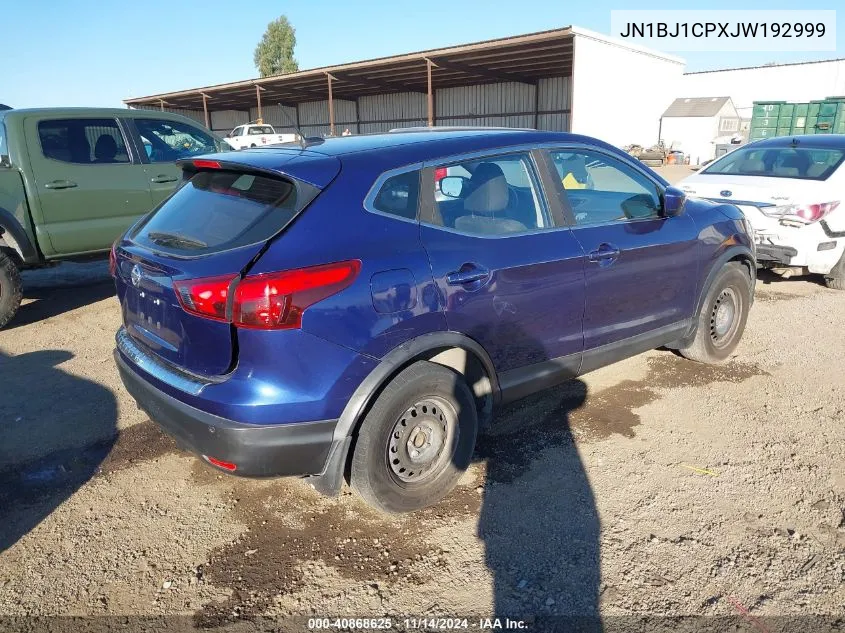 2018 Nissan Rogue Sport S VIN: JN1BJ1CPXJW192999 Lot: 40868625