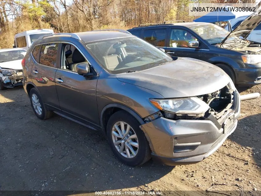 2018 Nissan Rogue Sv VIN: JN8AT2MV4JW308062 Lot: 40882756