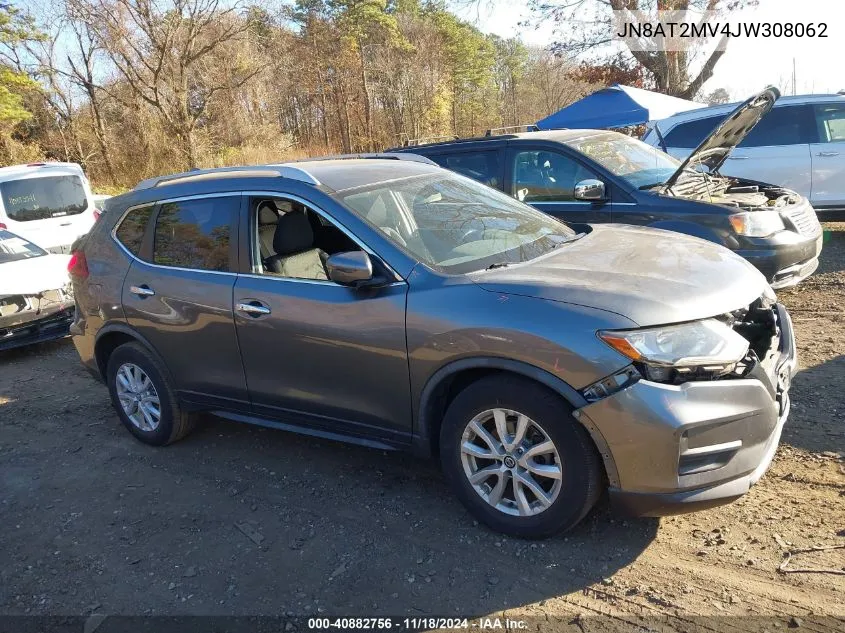 2018 Nissan Rogue Sv VIN: JN8AT2MV4JW308062 Lot: 40882756