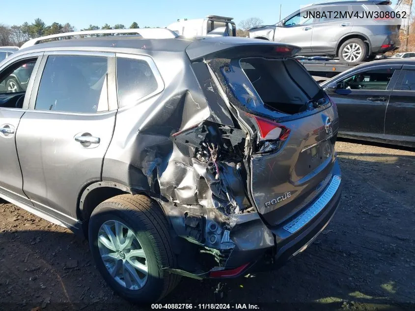 2018 Nissan Rogue Sv VIN: JN8AT2MV4JW308062 Lot: 40882756