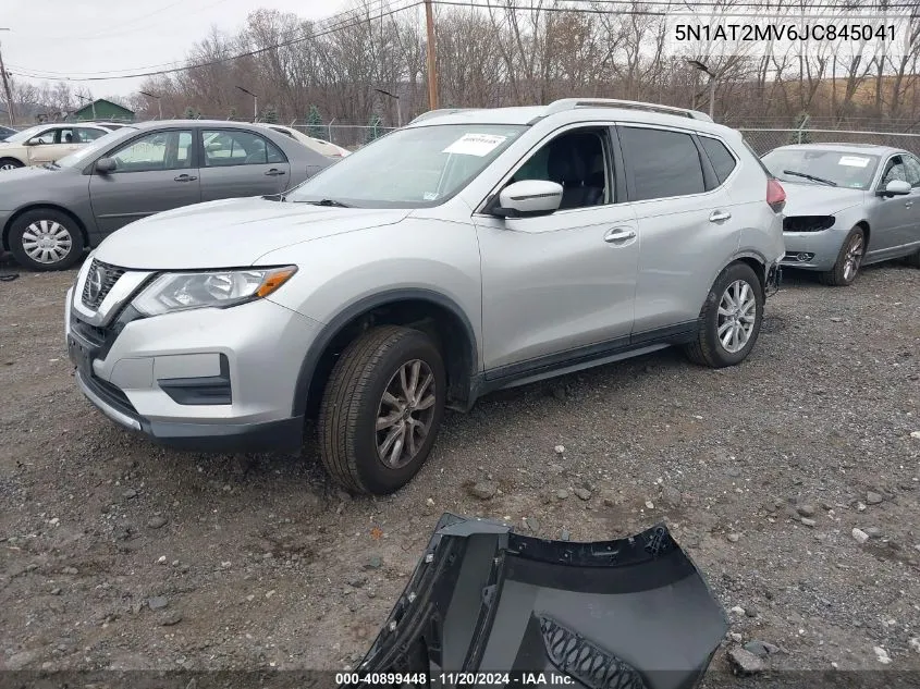 2018 Nissan Rogue Sv VIN: 5N1AT2MV6JC845041 Lot: 40899448