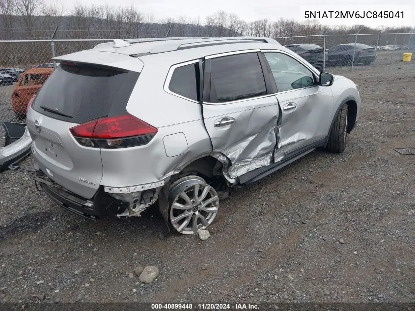 2018 Nissan Rogue Sv VIN: 5N1AT2MV6JC845041 Lot: 40899448