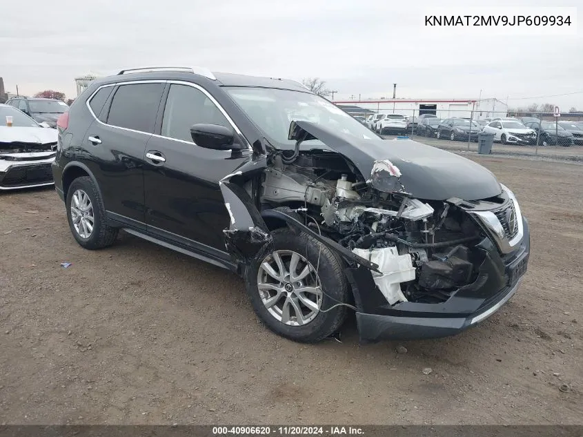 2018 Nissan Rogue Sv VIN: KNMAT2MV9JP609934 Lot: 40906620