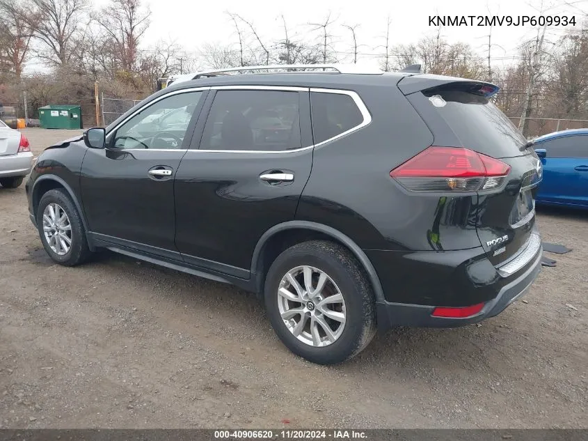 2018 Nissan Rogue Sv VIN: KNMAT2MV9JP609934 Lot: 40906620