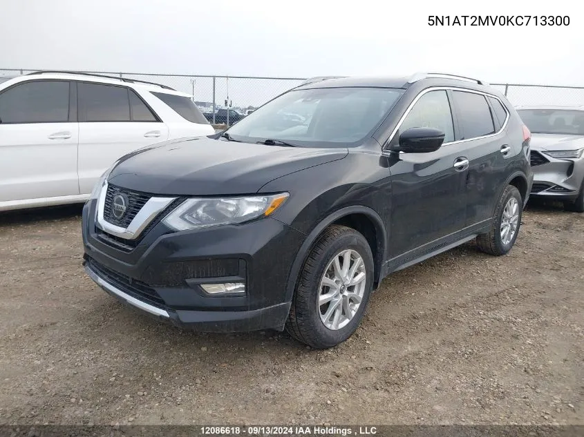 2019 Nissan Rogue VIN: 5N1AT2MV0KC713300 Lot: 12086618