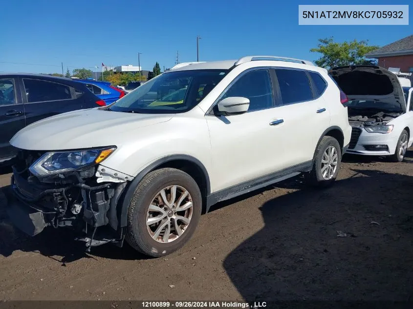 5N1AT2MV8KC705932 2019 Nissan Rogue