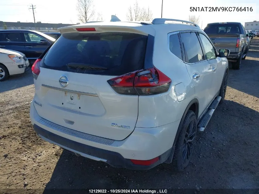 2019 Nissan Rogue VIN: 5N1AT2MV9KC766416 Lot: 12129022