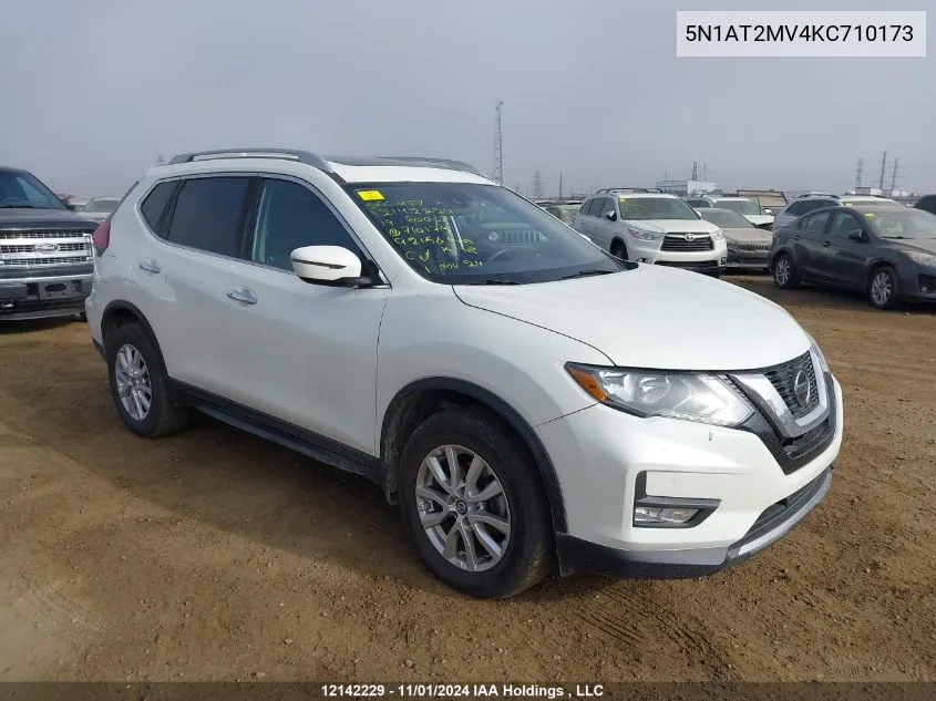 2019 Nissan Rogue VIN: 5N1AT2MV4KC710173 Lot: 12142229