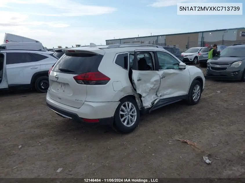 2019 Nissan Rogue VIN: 5N1AT2MVXKC713739 Lot: 12146484