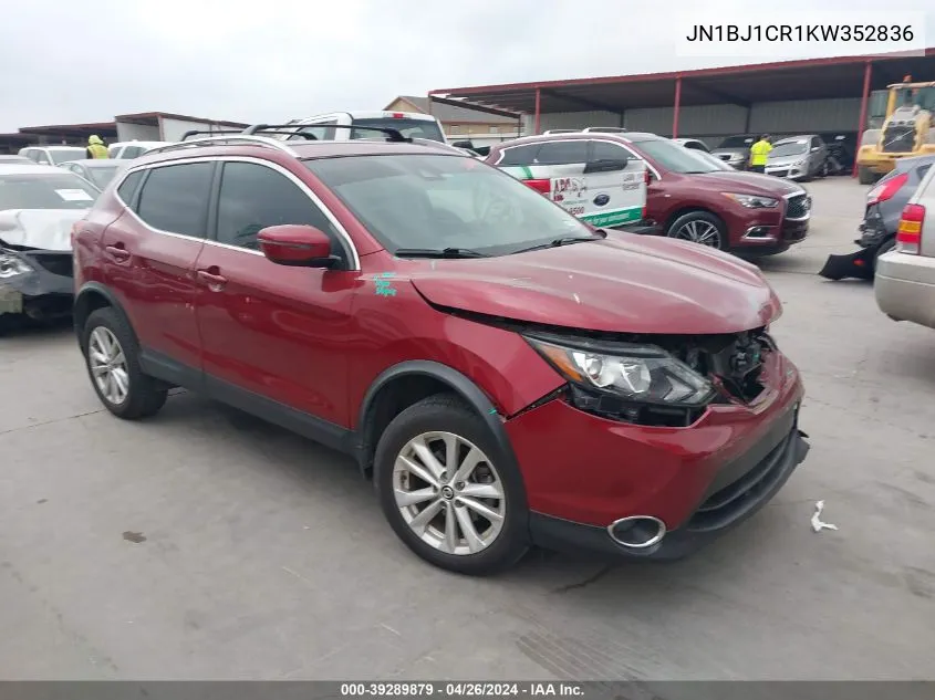 2019 Nissan Rogue Sport Sv VIN: JN1BJ1CR1KW352836 Lot: 39289879